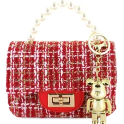 Willow & Ruby Tweed Bear Mini Bag