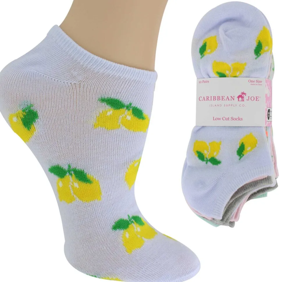 Women's Caribbean Joe Fruit Low-Cut 10 For $10