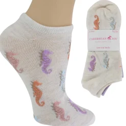 Women's Caribbean Joe Sea Life Low-Cut 10 For $10