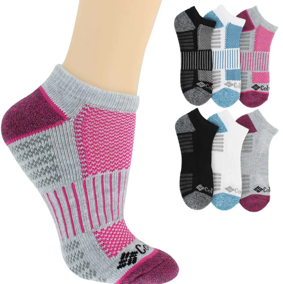 Women's Columbia Athletic No-Show 6-Pair Pack
