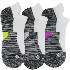 Women's Columbia No-Show With Heel Tab 3-Pair Pack
