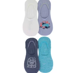Women's Columbia PFG Floral Liner 4-Pair Pack