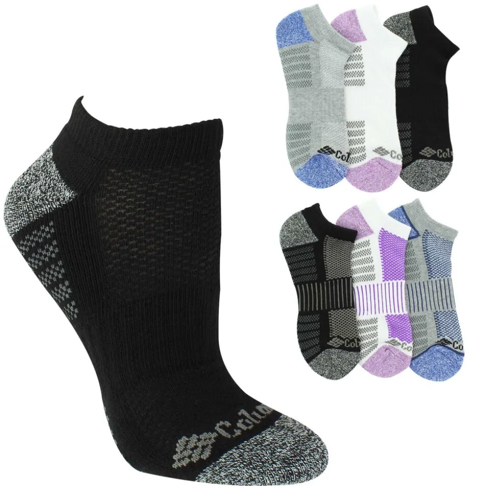 Women's Columbia Sport No-Show 6-Pair Pack