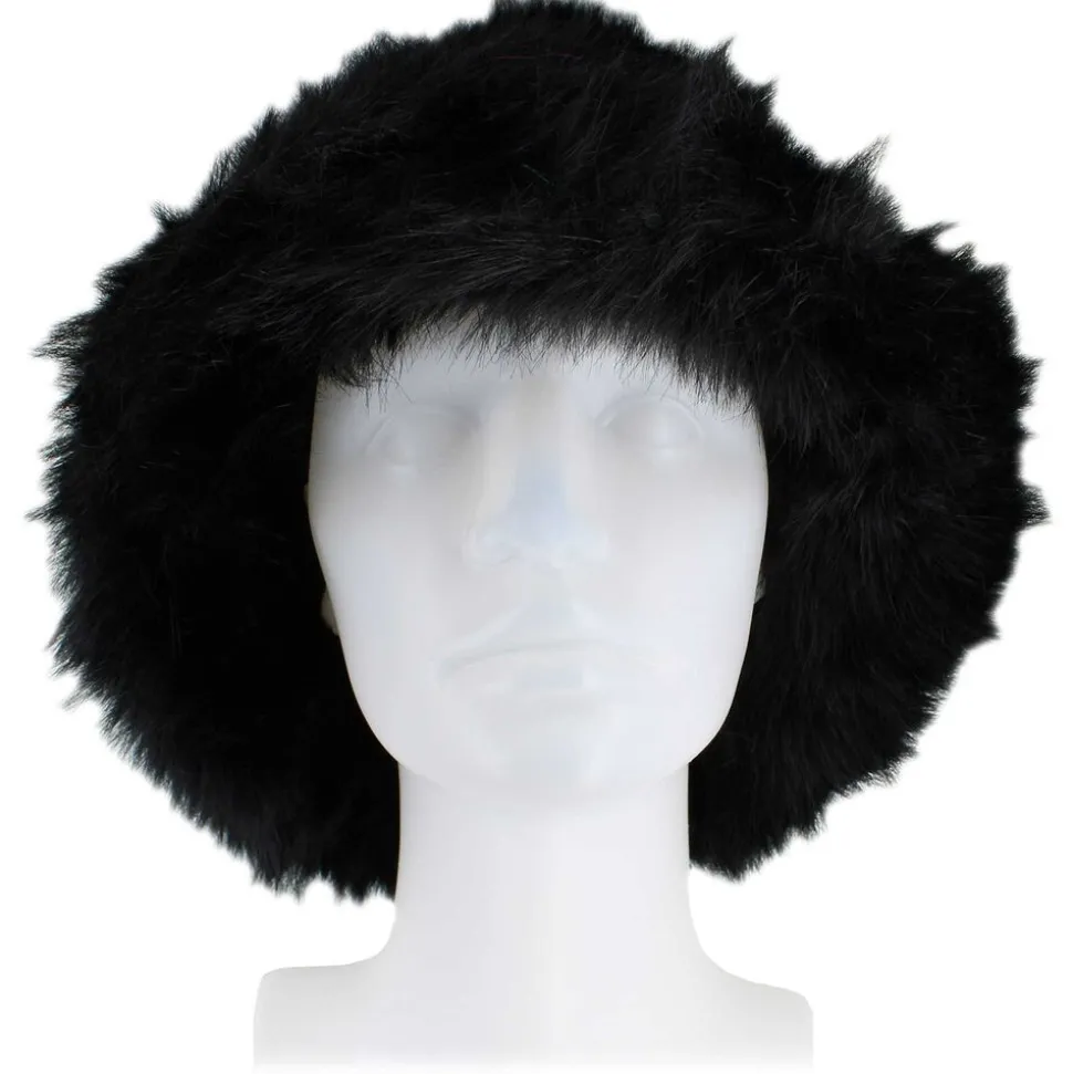 Women's Couture Gems Faux-Fur Bucket Hat