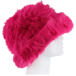 Women's Couture Gems Faux-Fur Bucket Hat