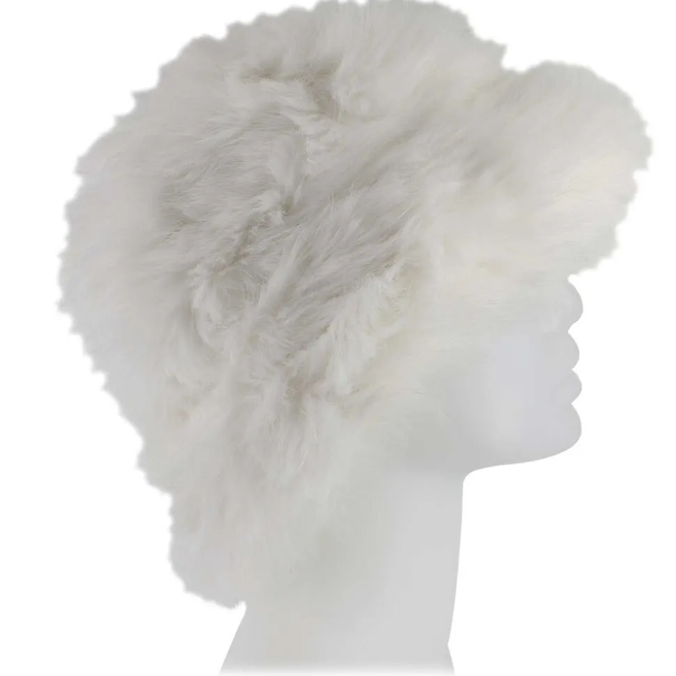 Women's Couture Gems Faux-Fur Bucket Hat
