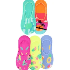 Women's ET TU Glow-In-The-Dark Tropical 5 Pairs