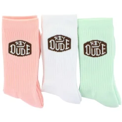 Women's HEYDUDE Crew 3-Pair Pack