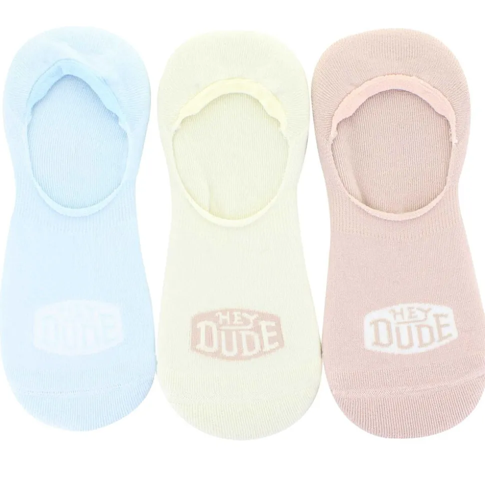 Women's HEYDUDE Solid No-Show 3-Pair Pack