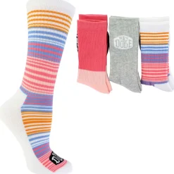 Women's HEYDUDE Striped Crew 3-Pair Pack