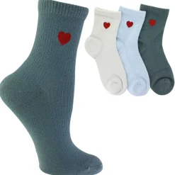 Women's Lemon Heart Powder-Soft Quarter 3 Pairs