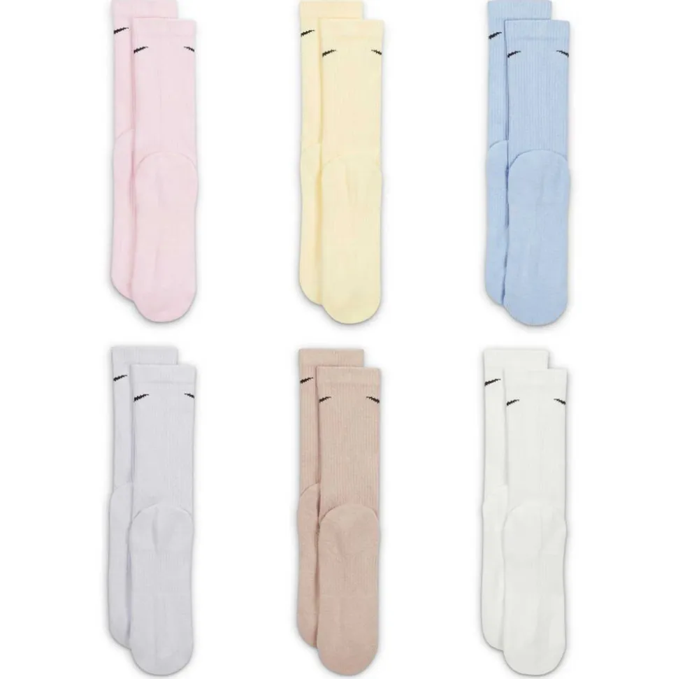Women's Nike Everyday Plus Cushioned Crew 6 Pairs
