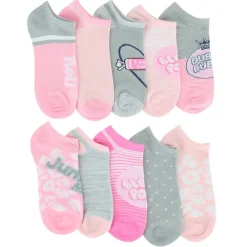 Women's Pickle & Dot Bubble Gum No-Show 10 For $10