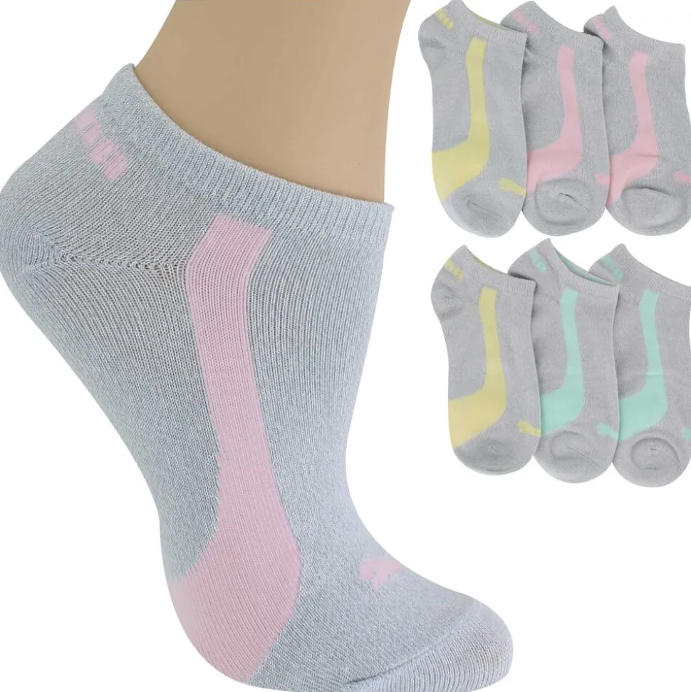 Women's PUMA Super Soft No-Show 6-Pair Pack