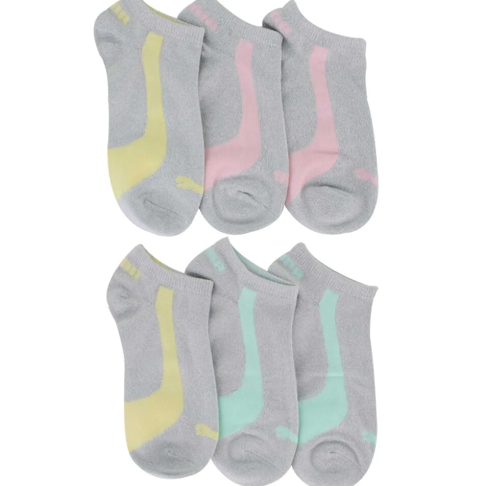 Women's PUMA Super Soft No-Show 6-Pair Pack
