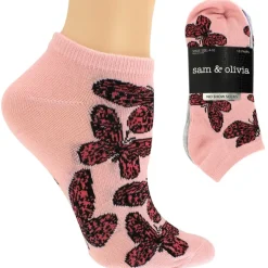 Women's Sam & Olivia Butterfly No-Show 10 for $10